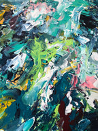 Whatever It Takes - 152x76 cm - Original Painting-OmarObaid.com