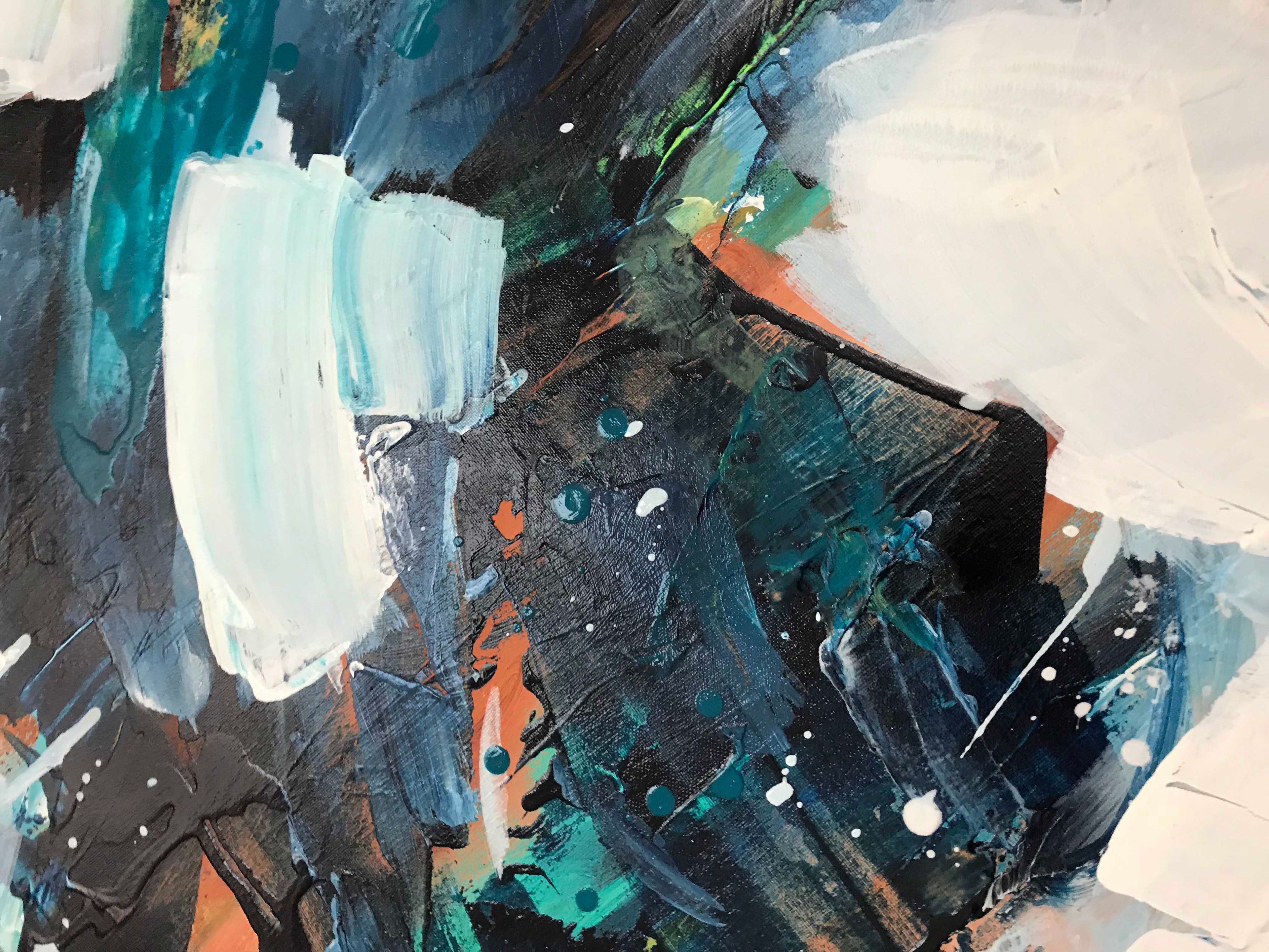 Searching - 150x76 cm - Original Painting-OmarObaid.com