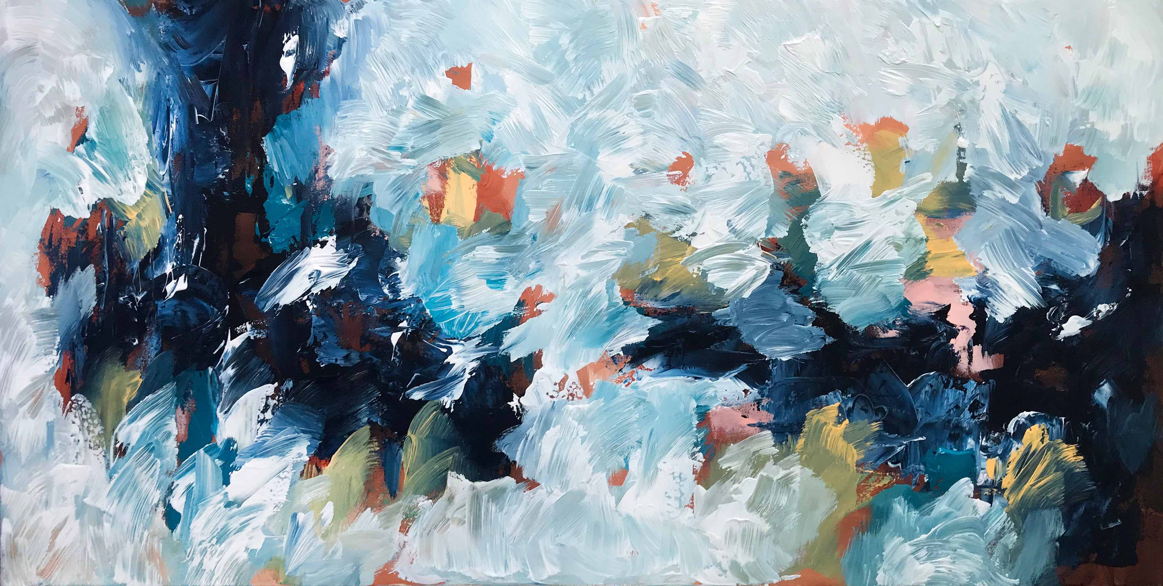The Long Road 3 - 152x76 cm - Original Painting
