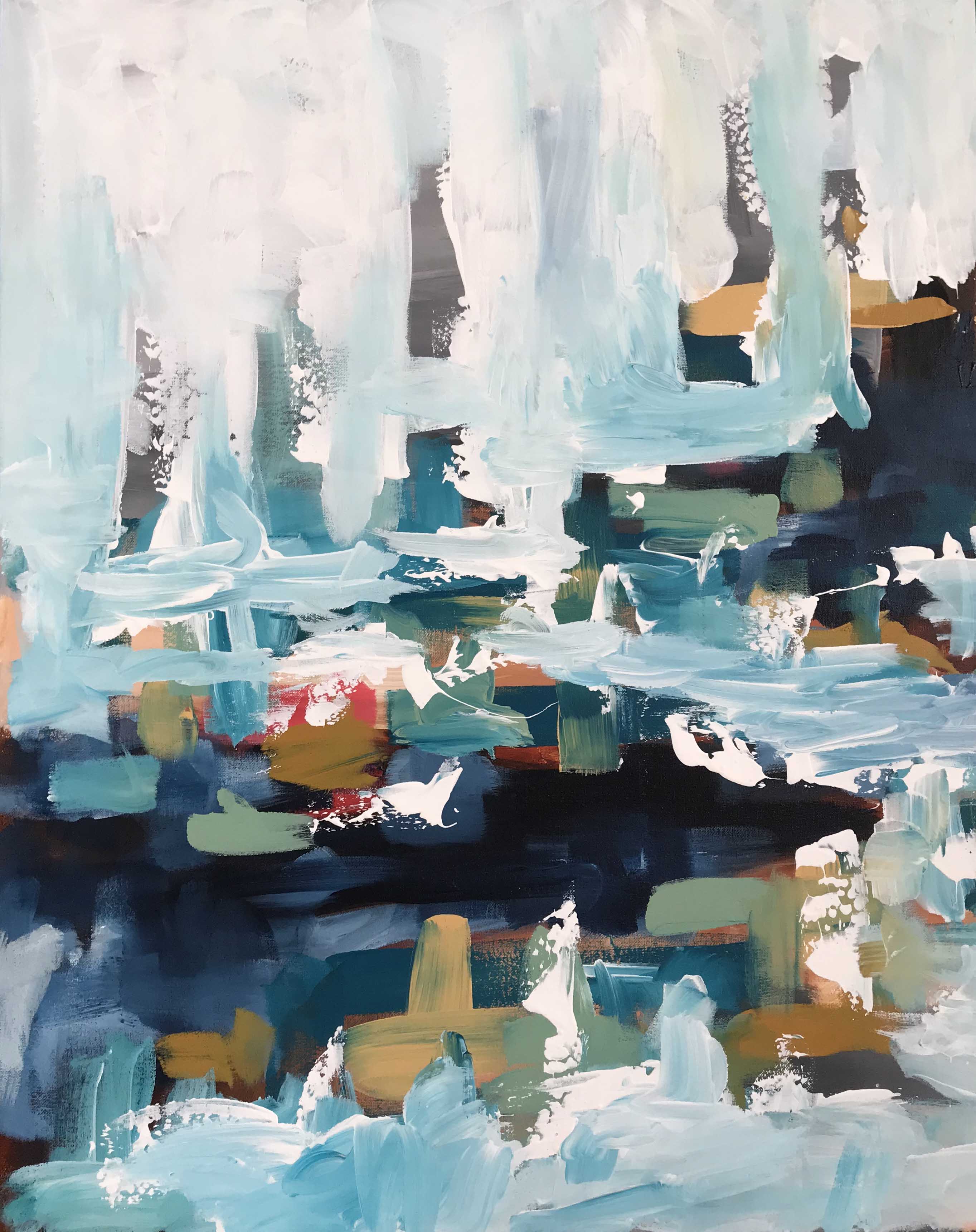 The Harbour Part 2 - 76x60 cm - Original Painting