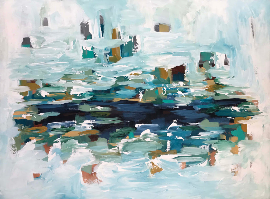 The Pond - 122x90 cm - Original Painting