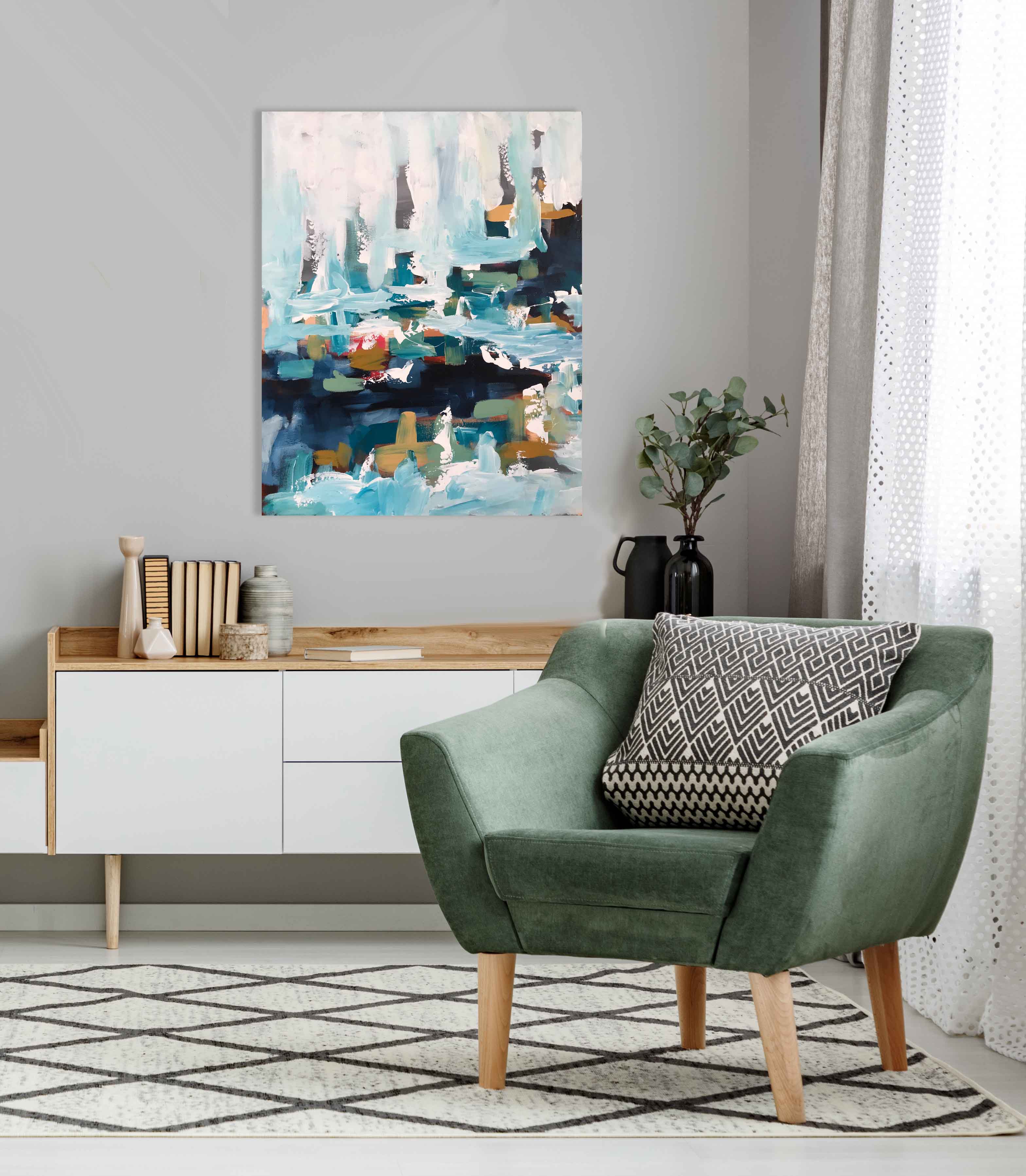 The Harbour Part 2 - 76x60 cm - Original Painting
