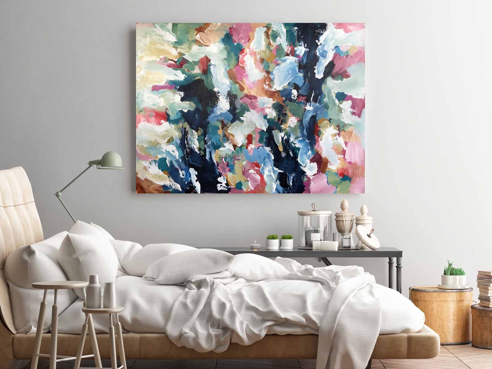 The Muse - 122x90 cm - Original Painting-OmarObaid.com