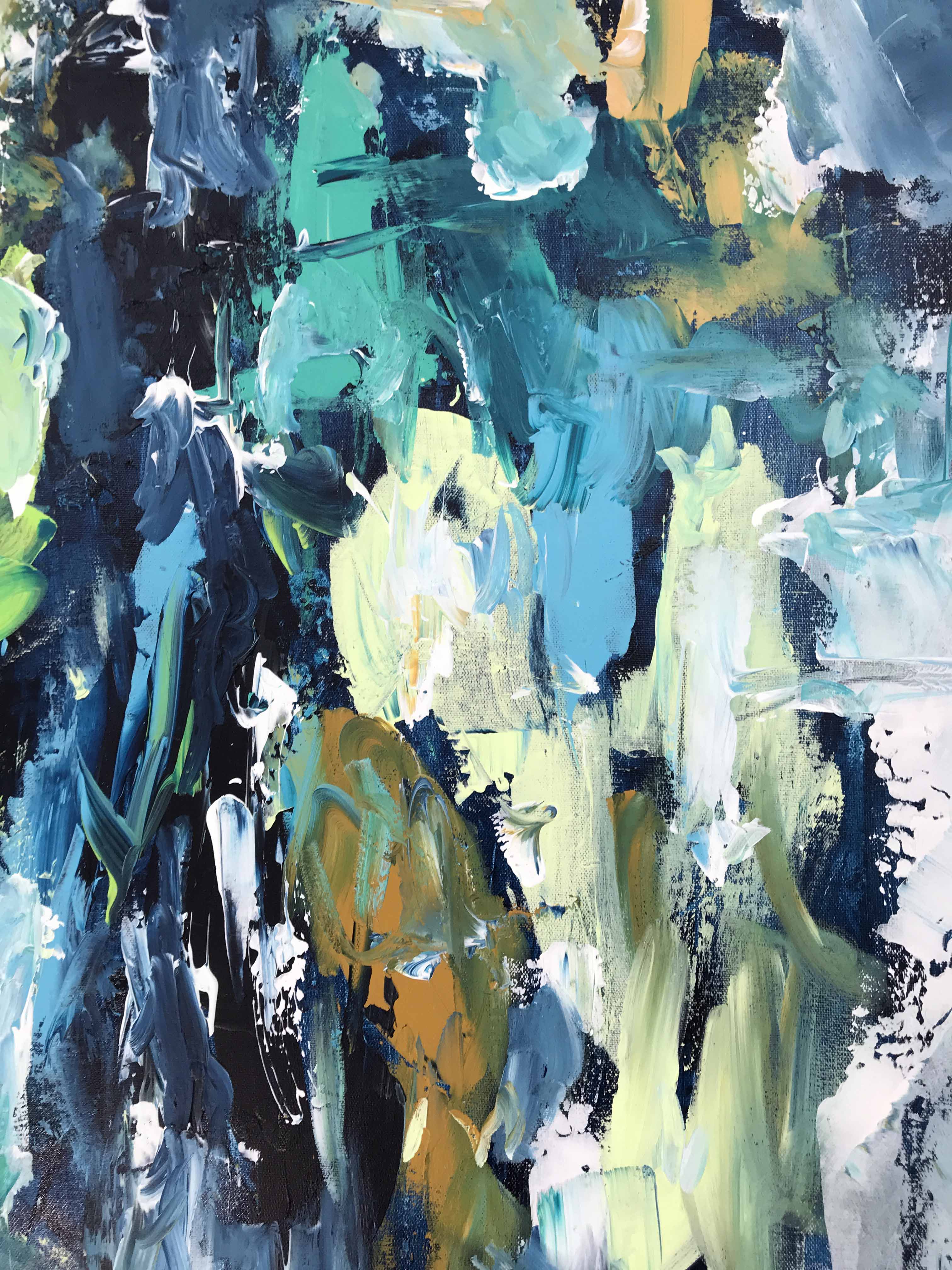 Hidden Agenda - 152x76 cm - Original Painting-OmarObaid.com