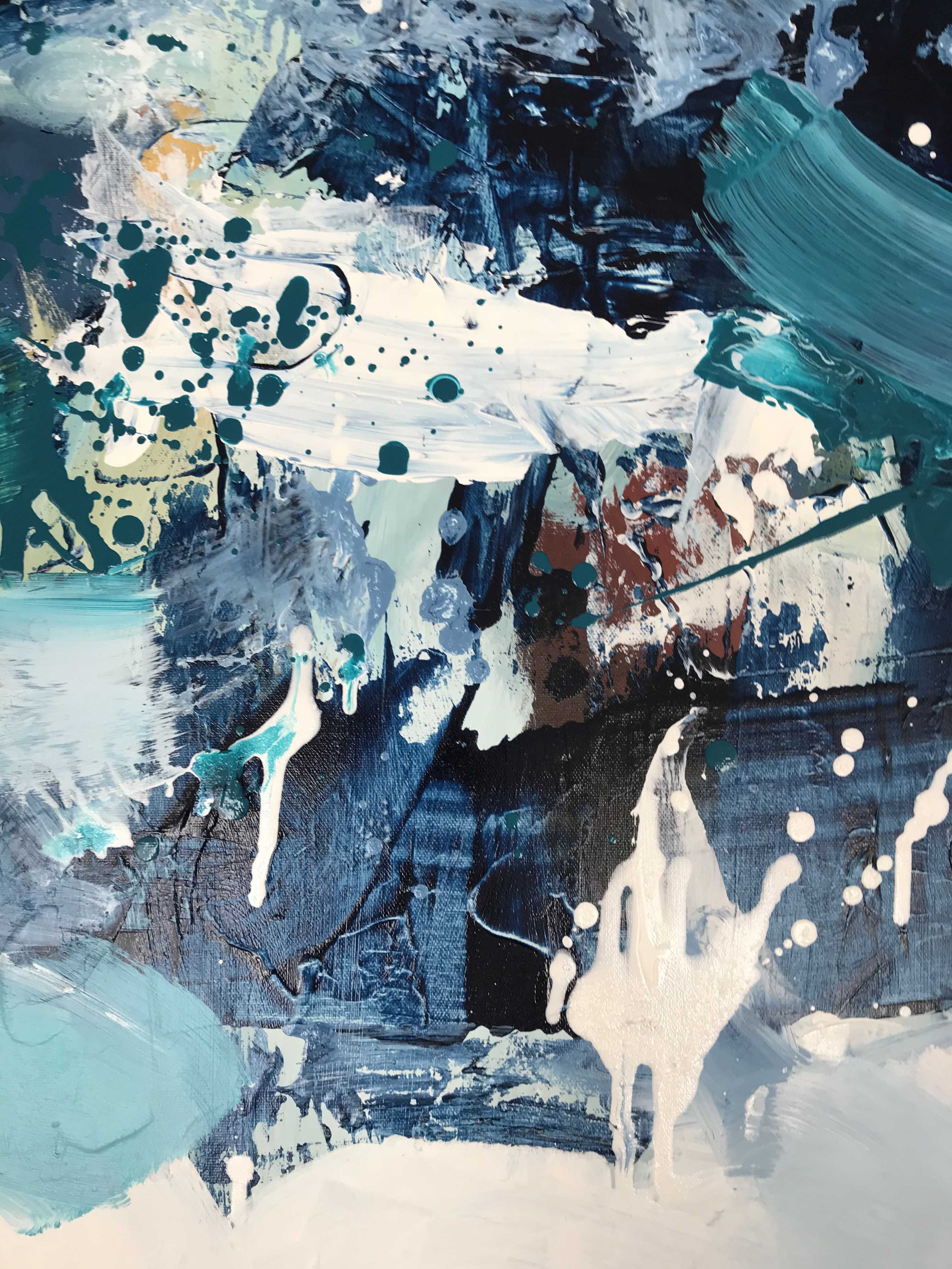 Lapsenmuisto - 122x90 cm - Original Painting-OmarObaid.com