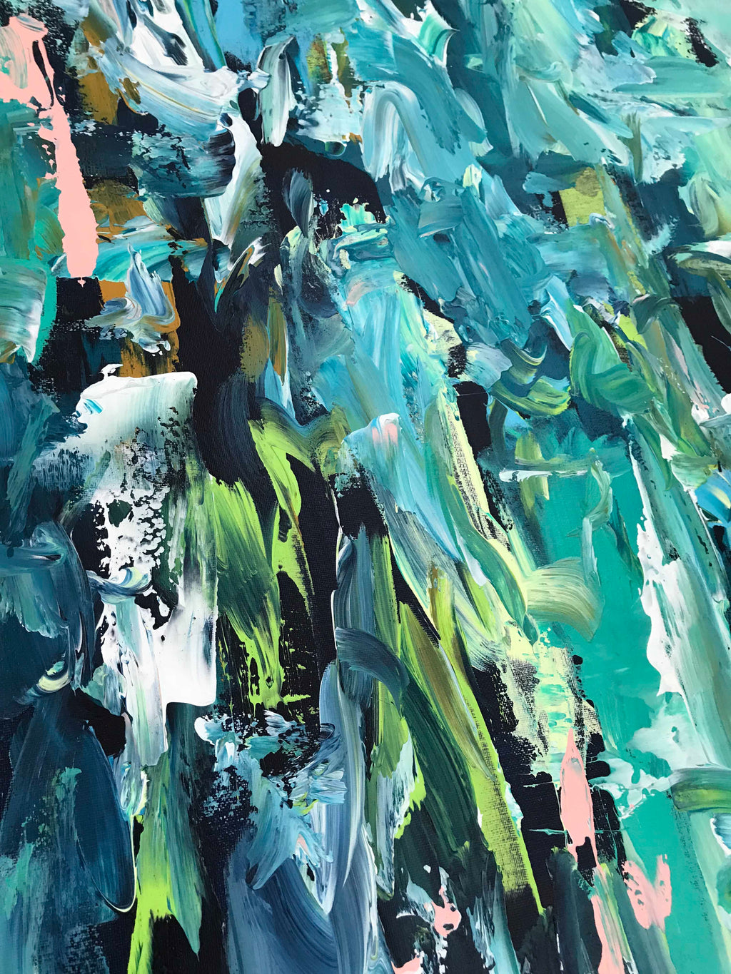 Awaken - 76x76 cm - Original Painting-OmarObaid.com