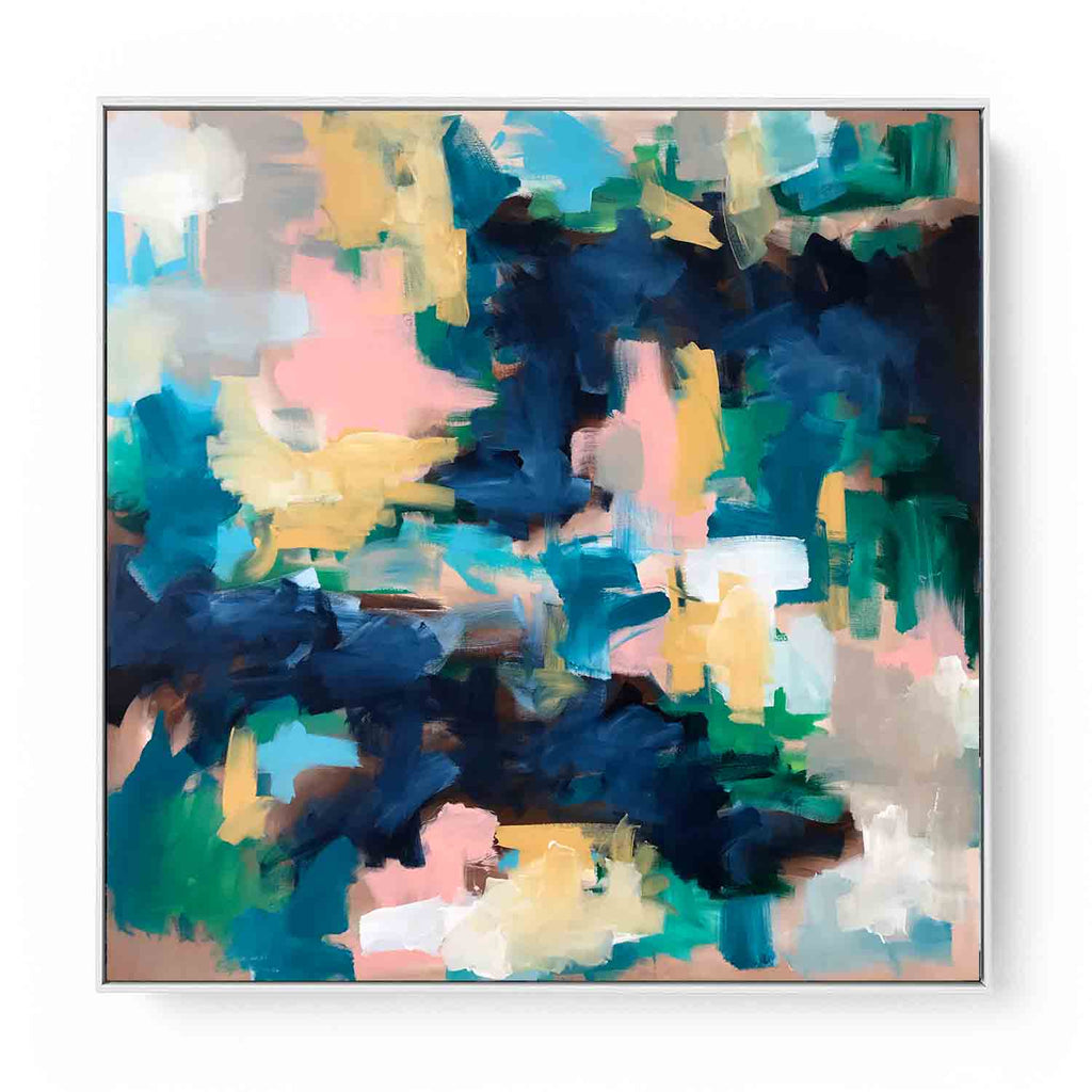 Labyrinth - 102x102 cm - Original Painting