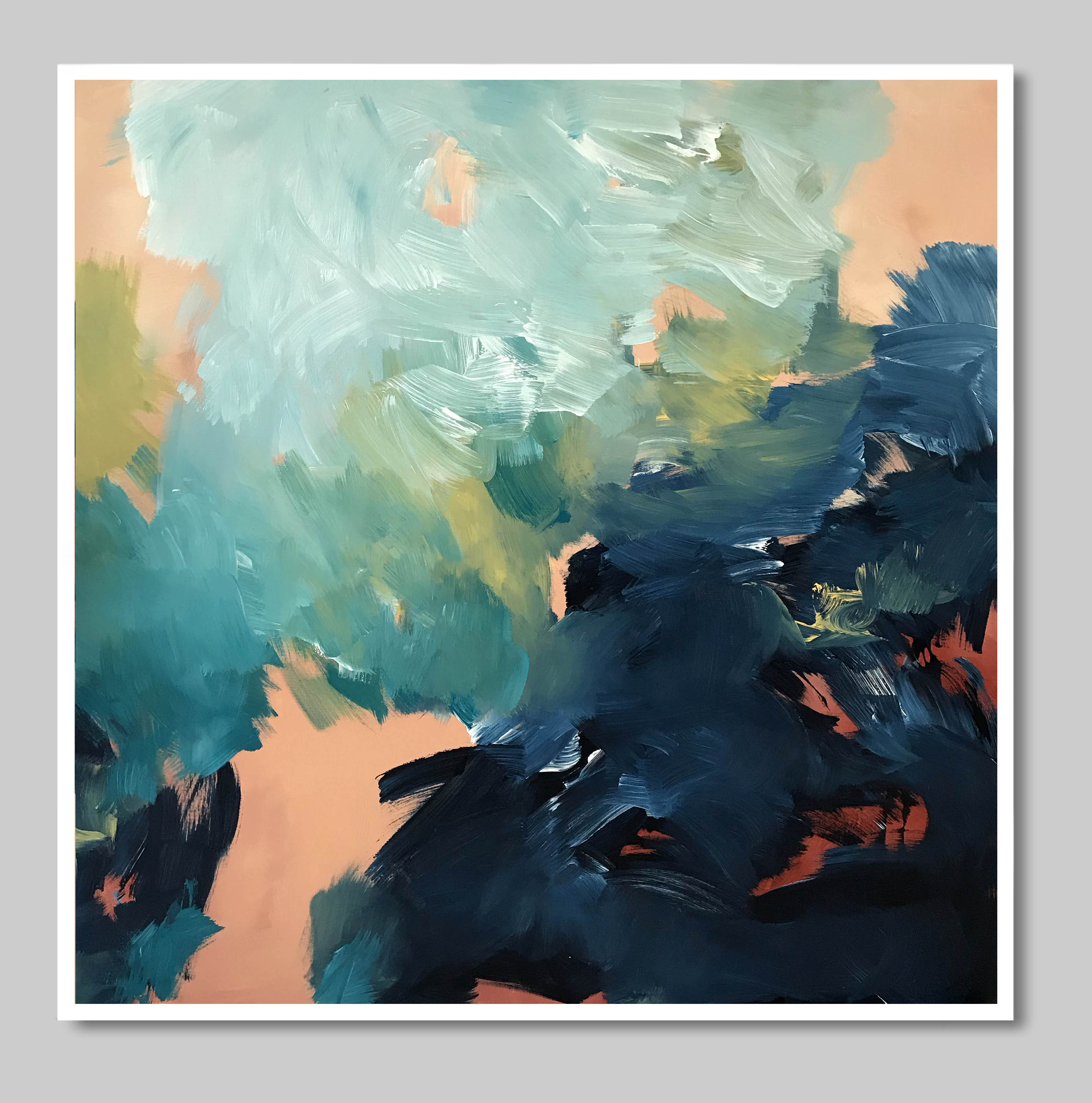 Lost In Time 2 - 102x102 cm - Original Painting