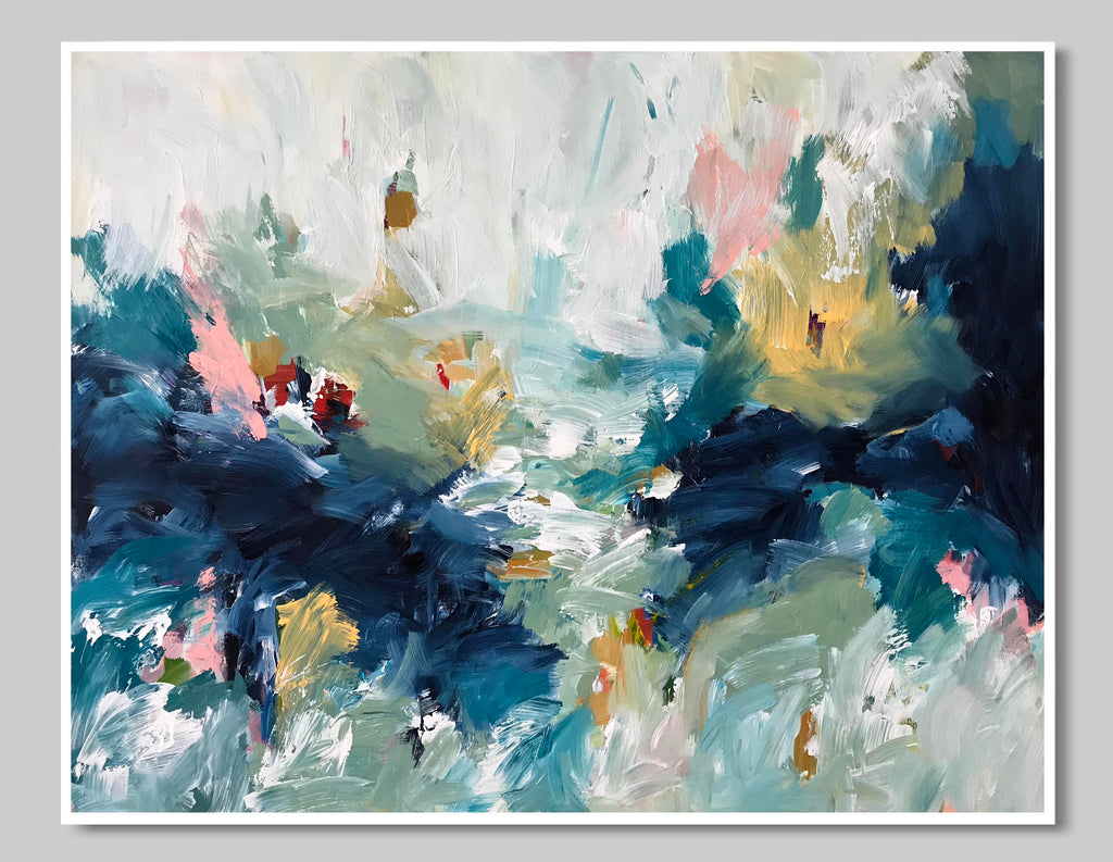The Long Road - 117x92 cm - Original Painting