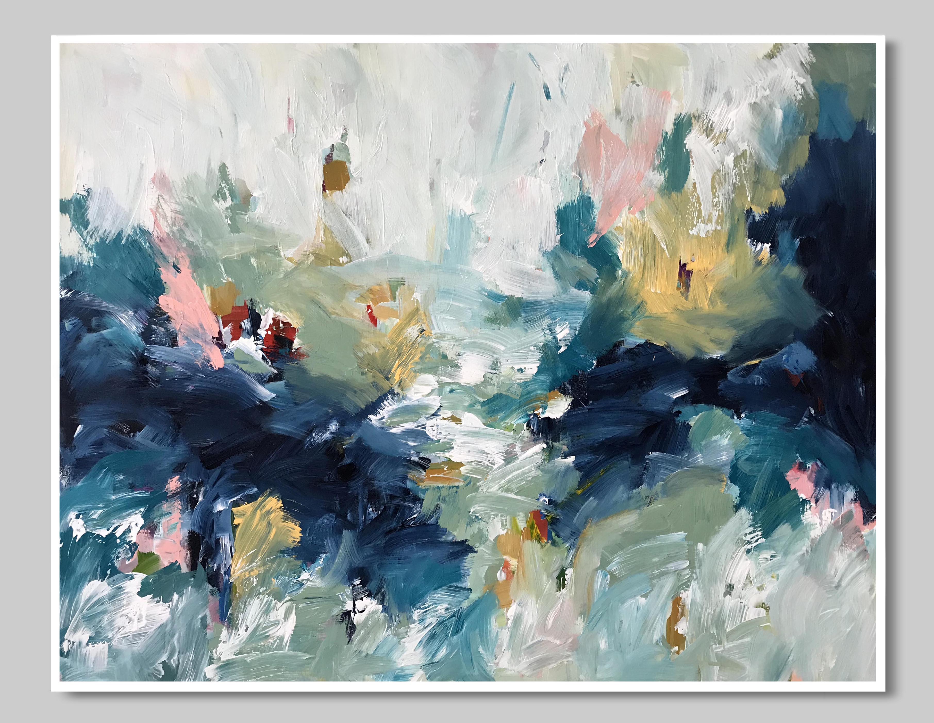 The Long Road - 117x92 cm - Original Painting
