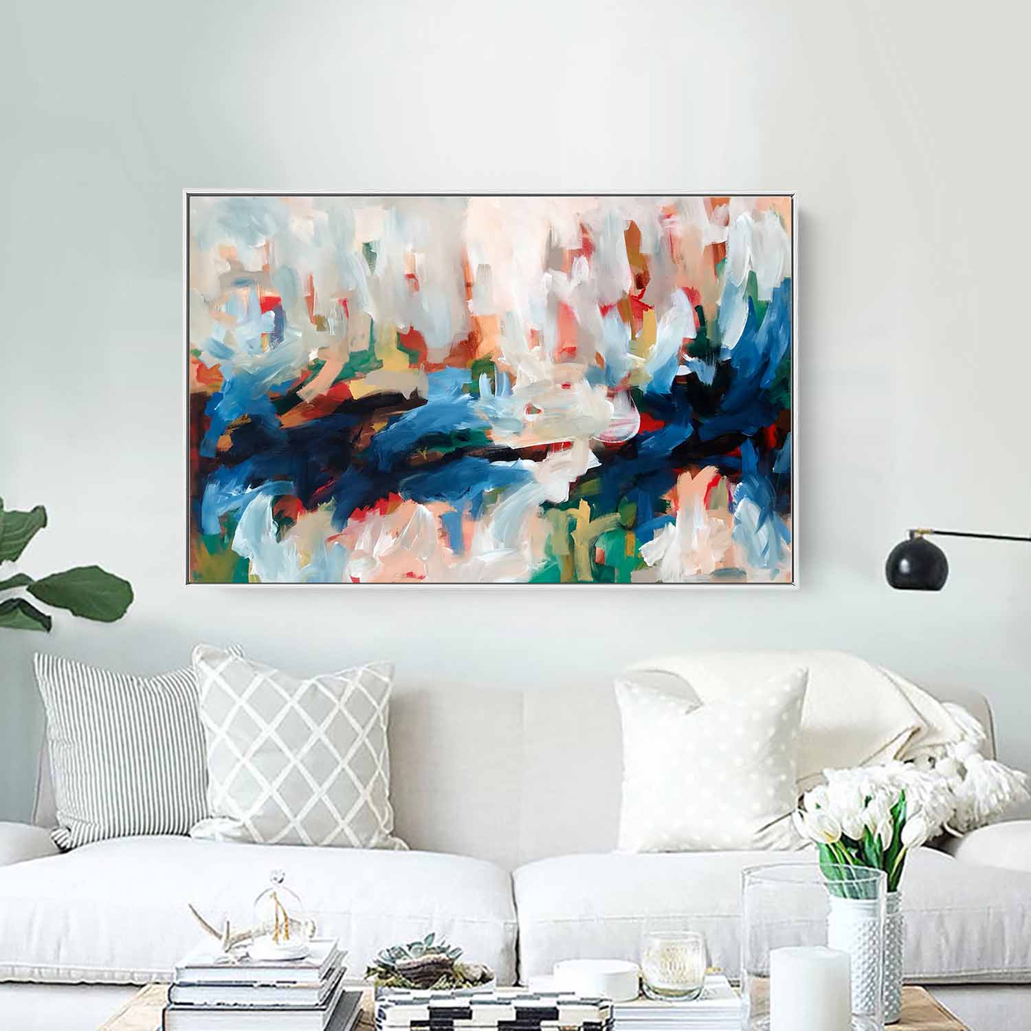 Autumn Leaves 3 - 117x76 cm - Original Painting